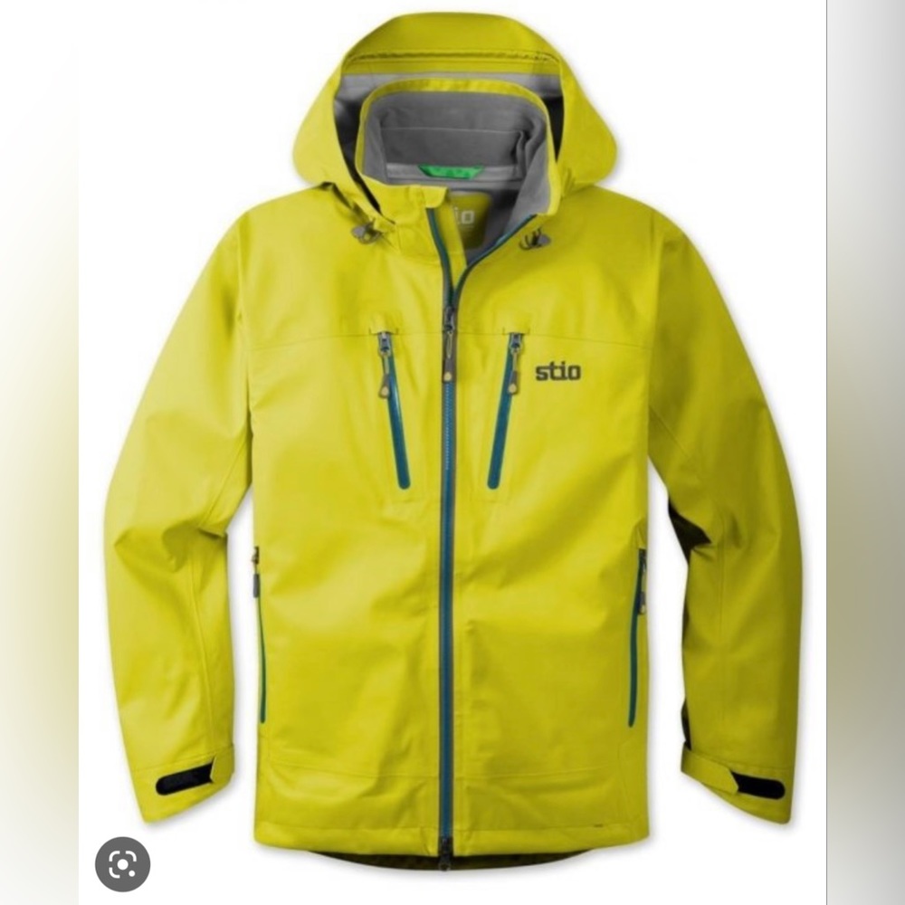 Stio Men’s Environ Ski jacket, yellow, size Large